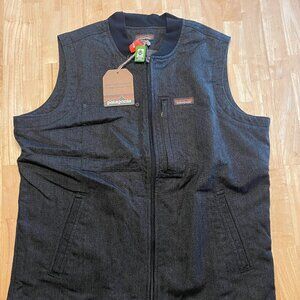 Patagonia All Seasons Hemp Canvas Vest - Mens - Large - NWT - Color: Ink Black
